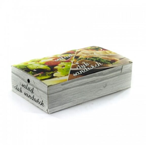 Χάρτινο Κουτί για Club Sandwich (21.5x13x5.5 cm)