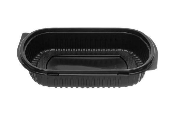 Σκεύος Μικροκυμάτων Microwave 1Θέσιο 1.200ml Με Καπάκι 50τμχ - Image 2