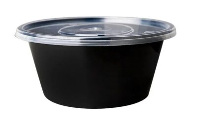 Σκεύος Σούπας Μικροκυμάτων Microwave 750ml Με Καπάκι 50τμχ
